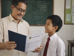 Ayah Ambil Raport, Anak Semangat Raih Prestasi Sekolah